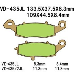 VESRAH KLOCKI HAMULCOWE KH231 / KH259 SPIEK METALICZNY (ZŁOTE) (MADE IN JAPAN) VESRAH KLOCKI HAMULCOWE KH231 / KH259 SPIEK METALICZNY (ZŁOTE) (MADE IN JAPAN)