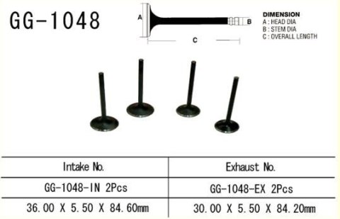 VESRAH ZAWÓR SSĄCY HONDA TRX 450 R '04-'05 (2 NA POJAZD) (OEM: 14711--HP1-670) (1SZT.) (MADE IN JAPAN)