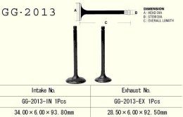 VESRAH ZAWÓR SSĄCY YAMAHA YFM 250 '89-'09, TW 200 '87-'09, XT 225, TTR 230 (OEM: 5H0-12111-00,5H0-12111-02) (1SZT.) (MADE IN JAP