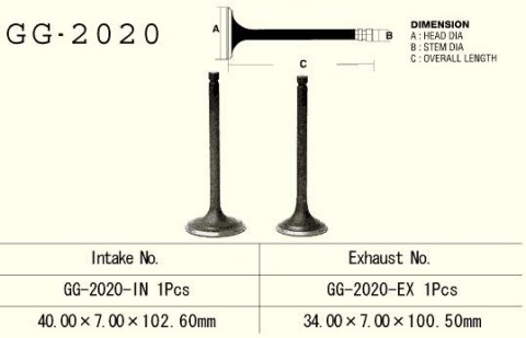 VESRAH ZAWÓR SSĄCY YAMAHA YFM 350/400 WARRIOR/RAPTOR '87-'09 (OEM: 1UY-12111-01) (1 NA POJAZD) (1SZT.) (MADE IN JAPAN)