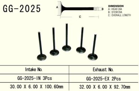 VESRAH ZAWÓR WYDECHOWY YAMAHA YFM 660 GRIZZLY/RAPTOR '01-'08, XTZ660 TENERE '91-'99, YXR 660 RHINO 04-05 (2 NA POJAZD) (OEM:3YF-