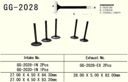 VESRAH ZAWÓR WYDECHOWY YAMAHA YZF 400/426 (2 NA POJAZD) (OEM: 5BE-12121-10) (1SZT.) (MADE IN JAPAN)