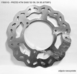 GROSSKOPF TARCZA HAMULCOWA PRZÓD KTM SX65 02 09 SX