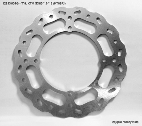 GROSSKOPF TARCZA HAMULCOWA WAVE TYŁ SX85 12-13 KT1
