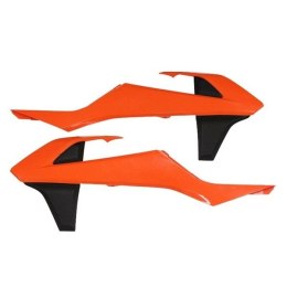 POLISPORT OSŁONY CHŁODNICY KTM SX/SXF 16- 18; EXC/EXCF 17- 19 ORANGE/BLACK