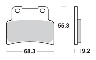 SBS KLOCKI HAMULCOWE KH432 EXCEL ZŁOTY 119
