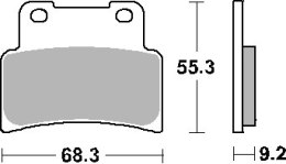 SBS KLOCKI HAMULCOWE KH432 CERAMIC 92