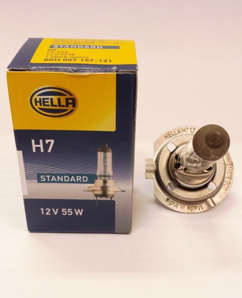 HELLA ŻARÓWKA 12V H7 55W STANDARD HELLA ŻARÓWKA 12V H7 55W STANDARD