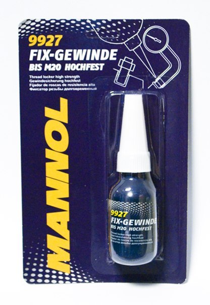 MANNOL FIX-GEWINDE HOCHFEST -KLEJ DO GWINTÓW, CZERWONY MOCNY 10ML 9927 144