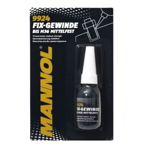 MANNOL FIX GEWINDE MITTELFEST 10ML KLEJ DO GWINTÓW, BLUE, ŚREDNI 9924 144
