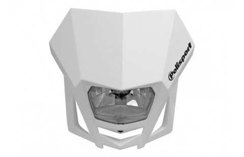 POLISPORT LAMPA PRZEDNIA LMX HALOGEN BIAŁA