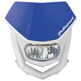 POLISPORT PROMOCJA LAMPA PRZÓD UNIWERSALNA HALO Z ŻARÓWKĄ LED BLUE YAMAHA