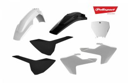 POLISPORT KPL PLASTIKÓW HUSQVARNA TC FC 16-18 W ZEST. TABLICA 8665800002 CZARNO