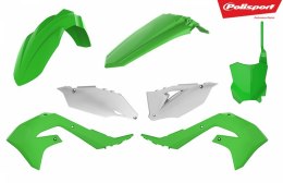 POLISPORT KPL PLASTIKÓW KAWASAKI KX 250F 21-23; 450F 19-23 W ZESTAWIE TABLI