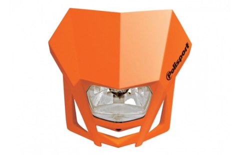 POLISPORT LAMPA PRZEDNIA POMARAŃCZ LMX HALOGEN