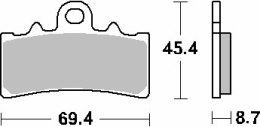 SBS KLOCKI HAMULCOWE KH606 EXCEL ZŁOTY KTM 125 200 390