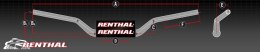 RENTHAL KIEROWNICA 1, 1 8 CALA 28, 6MM MX TWINWALL 998 HANDLEBAR REED WINDHAM PADDED Z GĄBKĄ