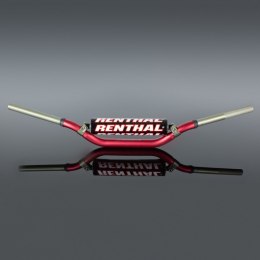 RENTHAL KIEROWNICA 1, 1 8 CALA 28, 6MM MX TWINWALL 999 HANDLEBAR MCGRATH SHORT PADDED Z GĄBKĄ