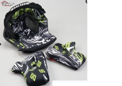 SHOT RACING WYŚCIÓŁKA Z POLICZKAMI KPL. FURIOUS L