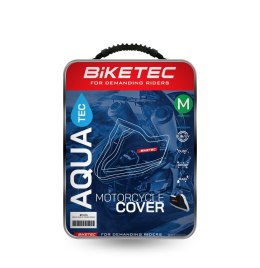 BIKETEC POKROWIEC NA MOTOCYKL CZARNO-SZARY L