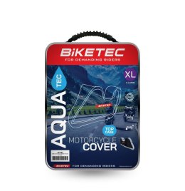 BIKETEC POKROWIEC WODOODPORNY AQUATEC NA MOTOCYKL Z MIEJSCEM KUFER CENTRALNY M