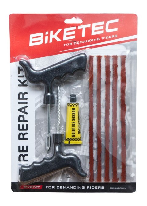 BIKETEC ZESTAW NAPRAWCZY DO PRZEBITYCH OPON KPL