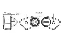 KOSO LICZNIK MOTOCYKLOWY UNIWERSALNY DB EX 02S