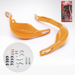 BIKETEC OSŁONY RĄK HANDBARY ALU POMARAŃCZOWE 22 28