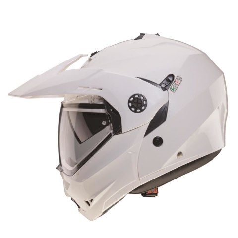 CABERG KASK SZCZĘKOWY FLIP-UP ENDURO TOURMAX PINLOCK BIAŁY METALIK ROZMIAR CABERG KASK SZCZĘKOWY FLIP-UP ENDURO TOURMAX PINLOCK BIAŁY METALIK ROZMIAR