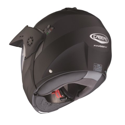 CABERG KASK SZCZĘKOWY FLIP-UP ENDURO TOURMAX PINLOCK BLACK MAT ROZMIAR XS 5 CABERG KASK SZCZĘKOWY FLIP-UP ENDURO TOURMAX PINLOCK BLACK MAT ROZMIAR XS 5
