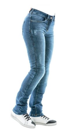 MODEKA SPODNIE JEANSY MOTOCYKLOWE DAMSKIE CITY NOMAD KAREN IRON L