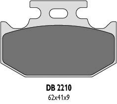 DELTA BRAKING KLOCKI HAMULCOWE KH152, KH152 2-ZASTĘPUJĄ DB2210MX-D ORAZ DB2210QD-D