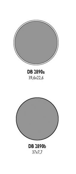 DELTA BRAKING KLOCKI HAMULCOWE KH155 YAMAHA YFS 200 BLASTER 91-02 TYŁ -ZAST