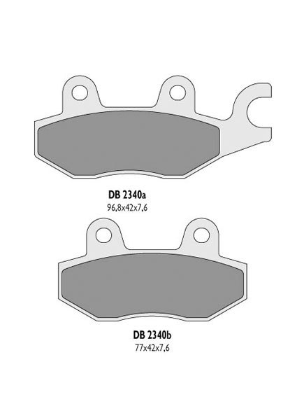 DELTA BRAKING KLOCKI HAMULCOWE KH165 PRZÓD