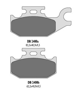 DELTA BRAKING KLOCKI HAMULCOWE KH307 YAMAHA YFM