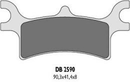DELTA BRAKING KLOCKI HAMULCOWE KH314 TYŁ-ZASTĘPUJĄ DB2590MX-D ORAZ DB2590QD-D