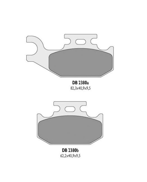 DELTA BRAKING KLOCKI HAMULCOWE KH317 ATV