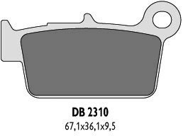 DELTA BRAKING KLOCKI HAMULCOWE KH367 TYŁ KXF RMZ YZ YZF-ZASTĘPUJĄ DB2310MX-D, DB2310QD-D ORAZ DB2310OR-N