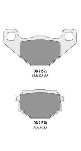 DELTA BRAKING KLOCKI HAMULCOWE KH382