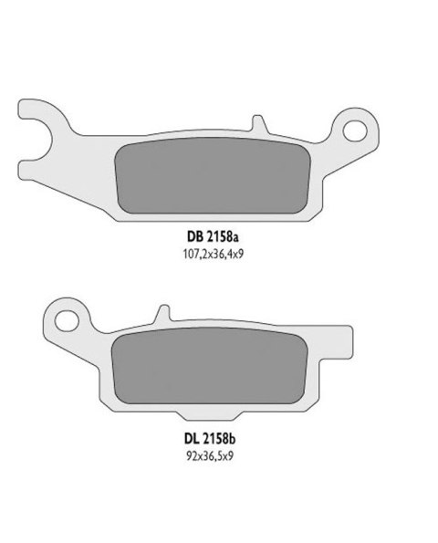 DELTA BRAKING KLOCKI HAMULCOWE KH446 YAMAHA YFM 550 GRIZZLY 11-14, 700 07-1