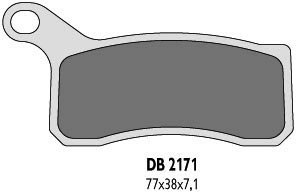 DELTA BRAKING KLOCKI HAMULCOWE KH462 KTM QUAD-ZASTĘPUJĄ DB2171MX-D ORAZ DB2171QD-D