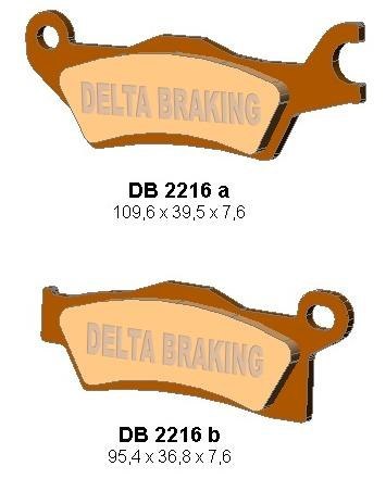 DELTA BRAKING KLOCKI HAMULCOWE OUTLANDER 1000 1200