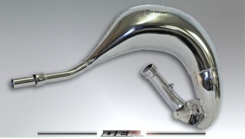 DEP PIPES EXPANSION PIPE DYFUZOR KOMORA TUBA REZONANSOWA NIKLOWANA FRONT EXHAUST NICKEL : YZ 85 02-18