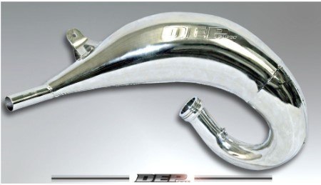 DEP PIPES EXPANSION PIPE DYFUZOR KOMORA TUBA REZONANSOWA NIKLOWANA FRONT EXHAUST NICKEL : YZ125, YZ 125 01-21