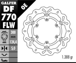 GALFER TARCZA HAMULCOWA PRZÓD KTM 950/990 ADVENTURE 02-11