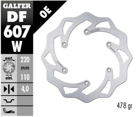 GALFER TARCZA HAMULCOWA TYŁ KTM SX/EXC/LC4 HUSABERG,HUSQVARNA,GAS GAS WAVE GALFER TARCZA HAMULCOWA TYŁ KTM SX/EXC/LC4 HUSABERG,HUSQVARNA,GAS GAS WAVE