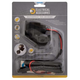 OXFORD GNIAZDO ZAPALNICZKI 12V WEJŚCIE USB EL