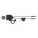 OXFORD GNIAZDO ZAPALNICZKI 12V WEJŚCIE USB EL
