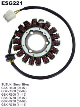 UZWOJENIE STATOR SUZUKI GSXR 750 06-17