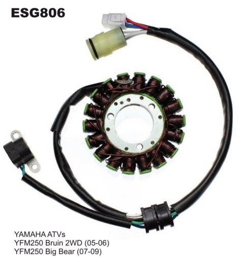 UZWOJENIE STATOR YAMAHA YFM 250 BIG BEAR 07-09
